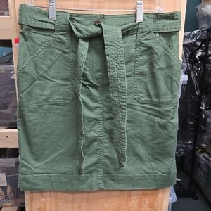 Kersh Size M Green Utility Skirt With Belt